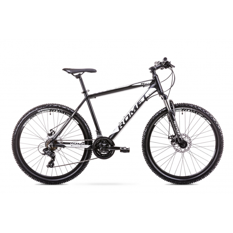 Horský bicykel Romet Rambler 26" R6.2 čierno-biely hliníkový 14"